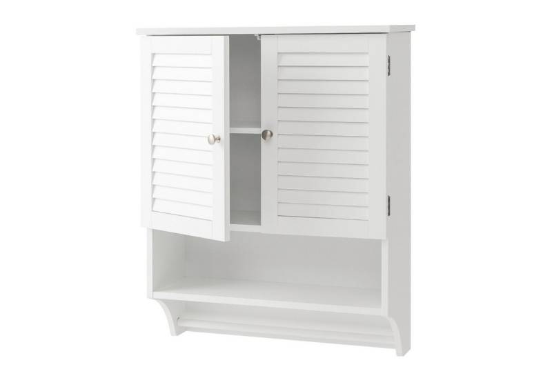 KOMFOTTEU Hängeschrank Wandschrank mit Verstellbarer Ablage, 60 × 22 × 75cm von KOMFOTTEU