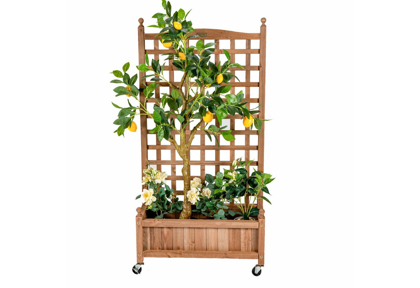 KOMFOTTEU Hochbeet, Pflanzkasten Blumenkasten mit Rankgitter, 64 x 28 x 127 cm KOMFOTTEU Hochbeet, Pflanzkasten Blumenkasten mit Rankgitter, 64 x 28 x 127 cm von KOMFOTTEU