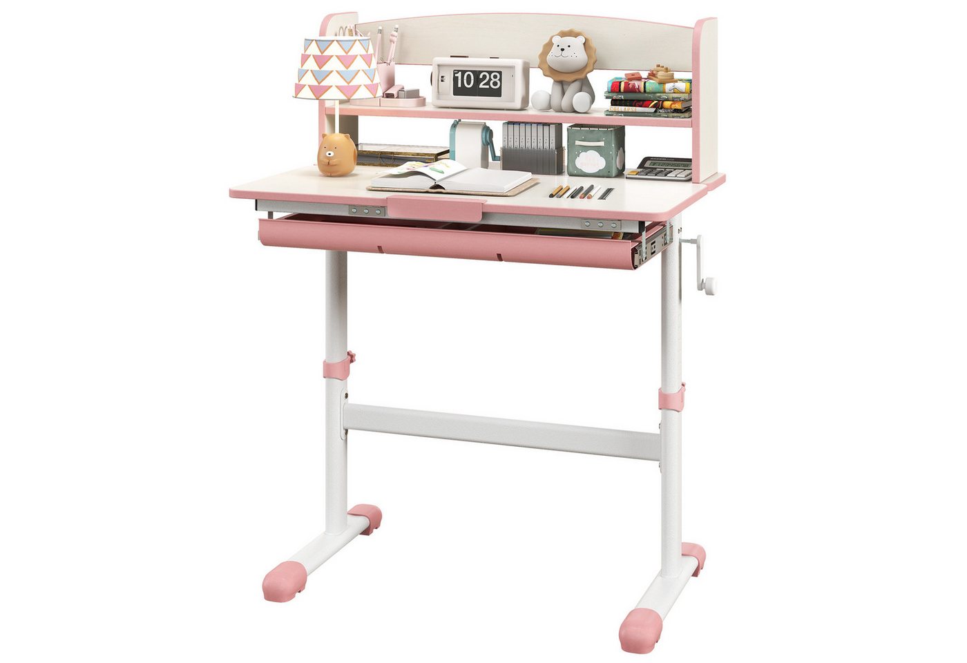 KOMFOTTEU Kinderschreibtisch, mit 7-stufig neigbarer Tischplatte, für Kinder 3-12 Jahren KOMFOTTEU Kinderschreibtisch, mit 7-stufig neigbarer Tischplatte, für Kinder 3-12 Jahren von KOMFOTTEU