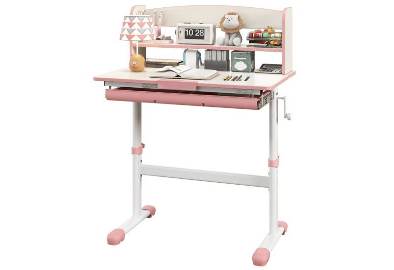KOMFOTTEU Kinderschreibtisch, mit 7-stufig neigbarer Tischplatte, für Kinder 3-12 Jahren KOMFOTTEU Kinderschreibtisch, mit 7-stufig neigbarer Tischplatte, für Kinder 3-12 Jahren von KOMFOTTEU