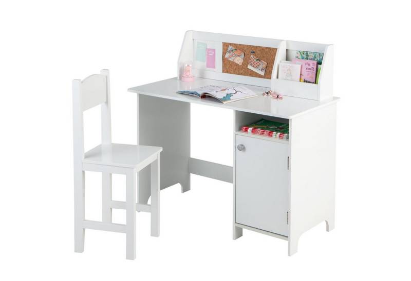 KOMFOTTEU Kinderschreibtisch mit Stuhl (Set), 74×29×29cm von KOMFOTTEU