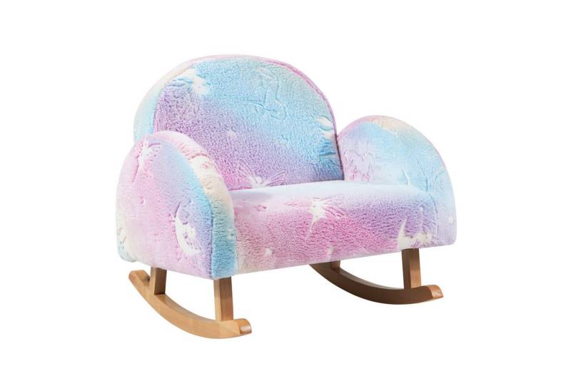 KOMFOTTEU Kindersessel, Kindersofa Kinderstuhl aus Veloursstoff von KOMFOTTEU
