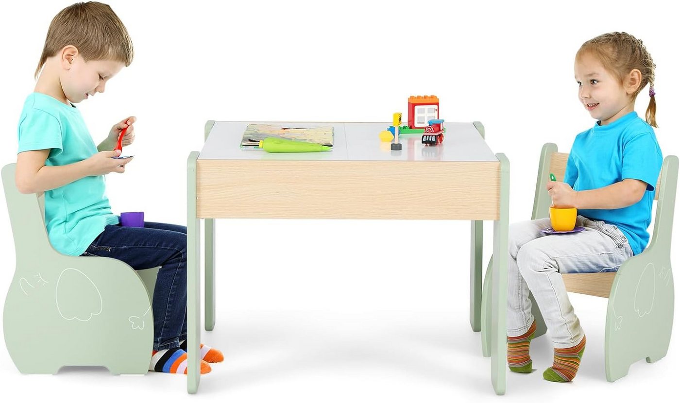 KOMFOTTEU Kindersitzgruppe Kindermöbel, (Set, 3-tlg), für Kinder ab 4 Jahren von KOMFOTTEU