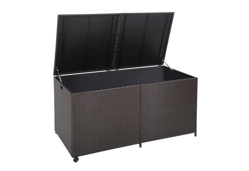 KOMFOTTEU Kissenbox Auflagenbox, mit Griffen und Rollen, 150 x 77 x 73 cm von KOMFOTTEU