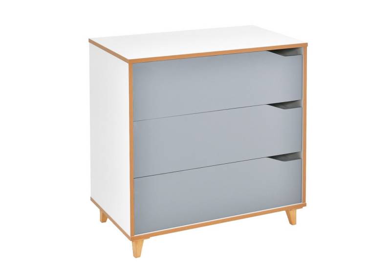 KOMFOTTEU Kommode Nachtkommode, mit 3 Schubladen, 75 x 42 x 75 cm KOMFOTTEU Kommode Nachtkommode, mit 3 Schubladen, 75 x 42 x 75 cm von KOMFOTTEU