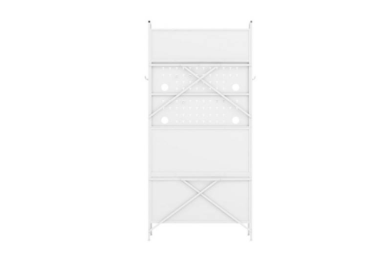 KOMFOTTEU Küchenbuffet Küchenschrank mit Stecktafel, 76 x 36 x 161 cm von KOMFOTTEU