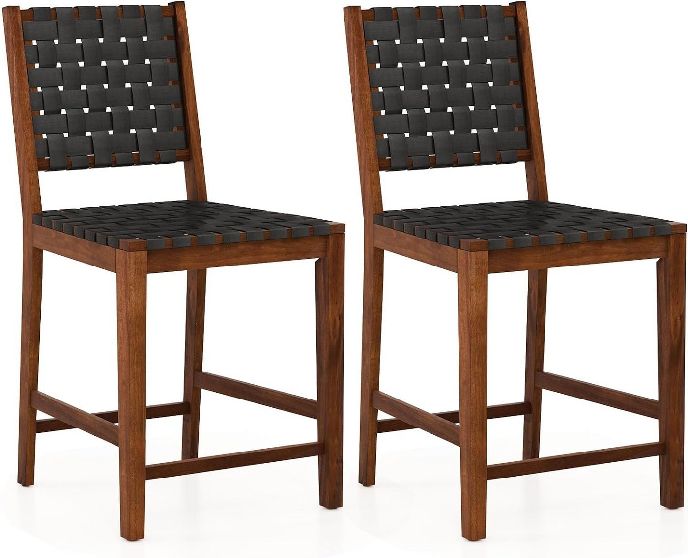 KOMFOTTEU Küchenstuhl Esszimmerstühle (2er Set), für Tische von 88-99cm Höhe, bis 150 kg von KOMFOTTEU