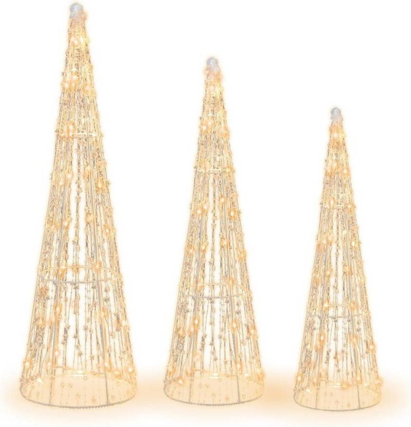 KOMFOTTEU Künstlicher Weihnachtsbaum LED, mit 90 Lichtern warmweiß, Lichterkette & Sternschnüren KOMFOTTEU Künstlicher Weihnachtsbaum LED, mit 90 Lichtern warmweiß, Lichterkette & Sternschnüren von KOMFOTTEU