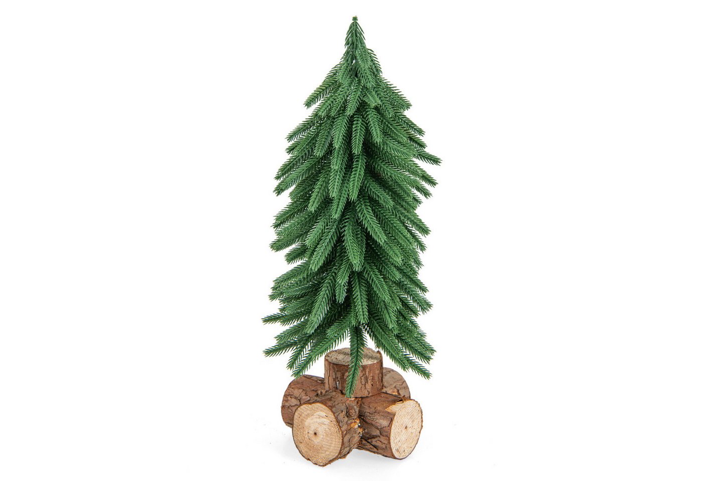 KOMFOTTEU Künstlicher Weihnachtsbaum Mini, mit 200 PE-Zweigspitzen & Sockel, 40cm von KOMFOTTEU