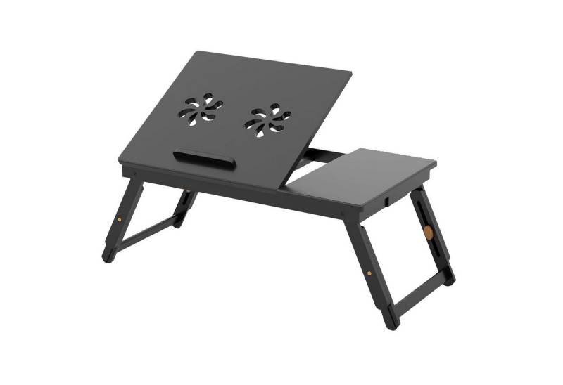 KOMFOTTEU Laptoptisch Serviertablett, klappbarer Notebook-Ständer, fürs Bett von KOMFOTTEU