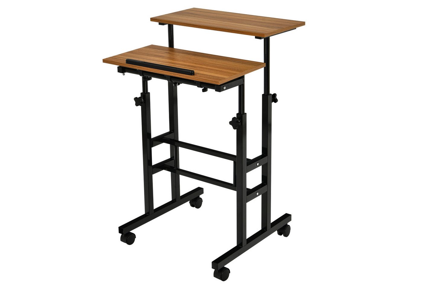 KOMFOTTEU Laptoptisch Stehpult, höhenverstellbar Schreibtisch, mit Rollen KOMFOTTEU Laptoptisch Stehpult, höhenverstellbar Schreibtisch, mit Rollen von KOMFOTTEU