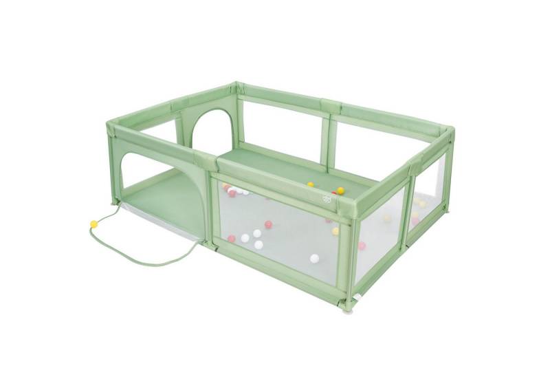 KOMFOTTEU Laufstall Krabbelgitter, mit 50 Spielbällen, 205x147x68cm KOMFOTTEU Laufstall Krabbelgitter, mit 50 Spielbällen, 205x147x68cm von KOMFOTTEU