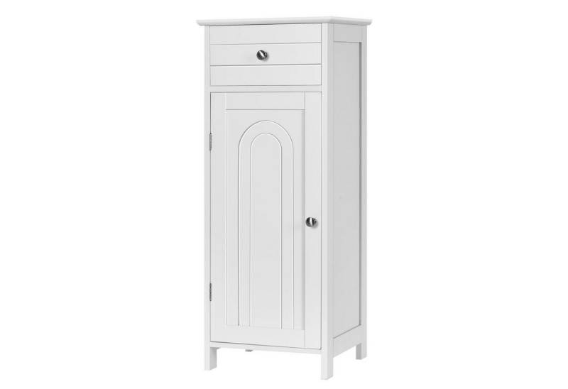 KOMFOTTEU Midischrank Badschrank mit Schublade,30 x 35 x 87 cm von KOMFOTTEU