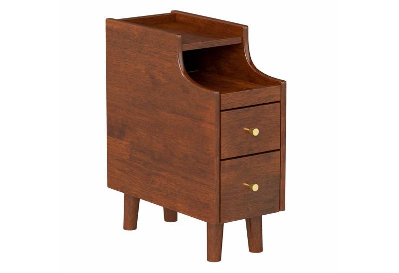 KOMFOTTEU Nachttisch, Nachtschrank mit ausziehbarem Tablett & 2 Schubladen KOMFOTTEU Nachttisch, Nachtschrank mit ausziehbarem Tablett & 2 Schubladen von KOMFOTTEU