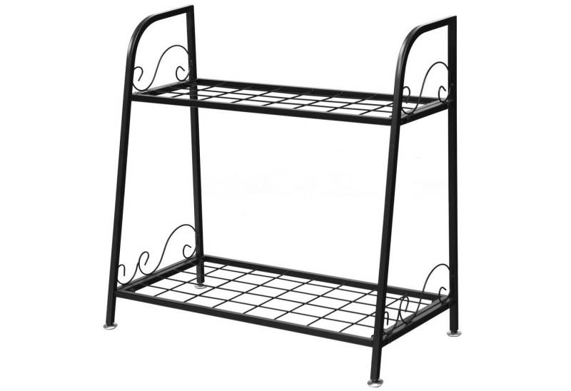 KOMFOTTEU Pflanzentreppe 2-Stufige Metall Blumentreppe, 63 x 30,5 x 61,5 cm KOMFOTTEU Pflanzentreppe 2-Stufige Metall Blumentreppe, 63 x 30,5 x 61,5 cm von KOMFOTTEU