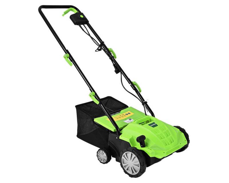 KOMFOTTEU Rasenmähermesser, 2 in 1 elektro Vertikutierer Rasenlüfter, 1500W von KOMFOTTEU