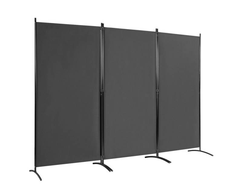 KOMFOTTEU Paravent Raumteiler Trennwand, aus Stoff & Metall von KOMFOTTEU