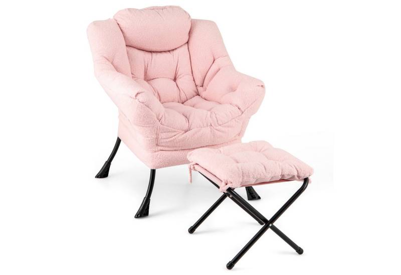 KOMFOTTEU Relaxsessel, Akzentstuhl mit Hocker, klappbarer Fußstütze KOMFOTTEU Relaxsessel, Akzentstuhl mit Hocker, klappbarer Fußstütze von KOMFOTTEU