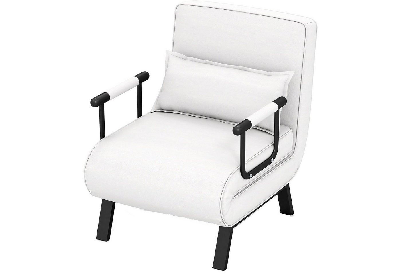 KOMFOTTEU Schlafsofa Schlafsessel, mit 6-Fach verstellbare Rückenlehne von KOMFOTTEU