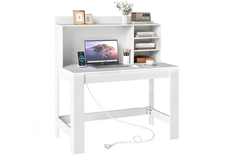 KOMFOTTEU Schreibtisch, Computertisch mit integrierter Ladestation, 108 x 60 x 125 cm KOMFOTTEU Schreibtisch, Computertisch mit integrierter Ladestation, 108 x 60 x 125 cm von KOMFOTTEU