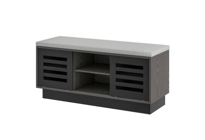 KOMFOTTEU Schuhbank Sitzbank, mit 6 Ablagefächern, 99,5 x 34,5 x 46 cm von KOMFOTTEU