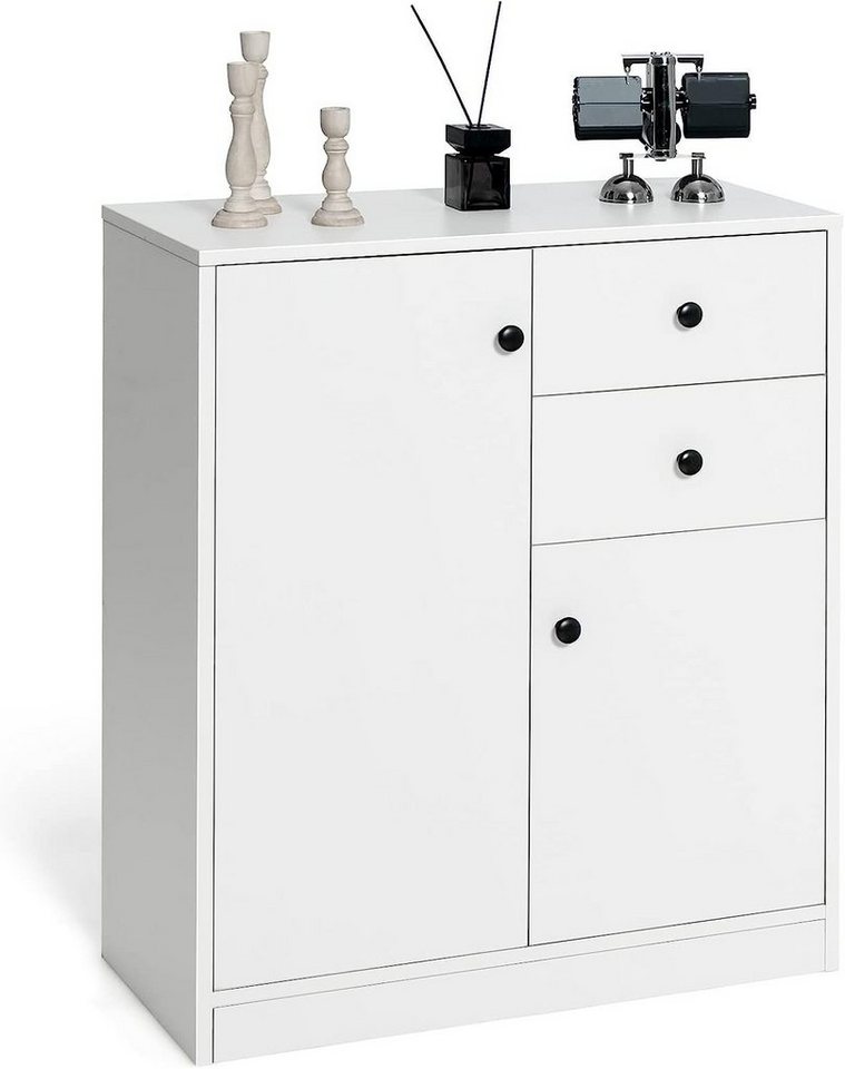 KOMFOTTEU Sideboard Bodenschrank, mit Kippschutz von KOMFOTTEU