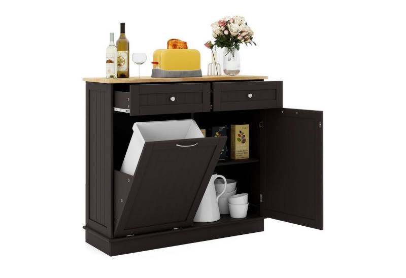 KOMFOTTEU Sideboard Küchenschrank, mit großer Arbeitsplatte & 2 Schubladen KOMFOTTEU Sideboard Küchenschrank, mit großer Arbeitsplatte & 2 Schubladen von KOMFOTTEU