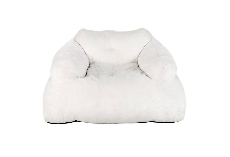 KOMFOTTEU Sitzsack, mit weicher Schaumstofffüllung, Samtbezug & rutschfestem Boden von KOMFOTTEU