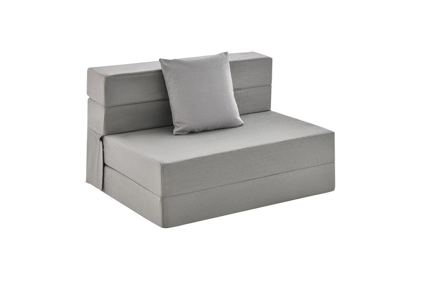 KOMFOTTEU Sofa Bodensofa, mit Kissen,15 cm dicker Schwamm,190 × 100 cm von KOMFOTTEU