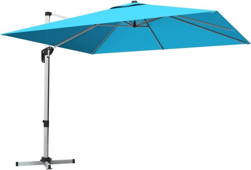 KOMFOTTEU Sonnenschirm Quadratische Sonnenschirm, Marktschirm von KOMFOTTEU