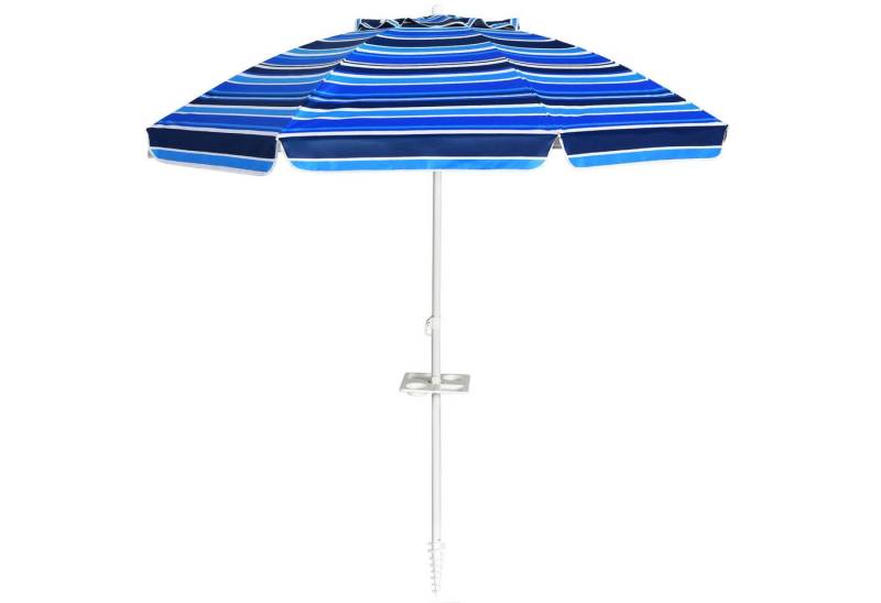 KOMFOTTEU Sonnenschirm Terrassenschirm, Ø 220 cm,Sonnenschutz von KOMFOTTEU