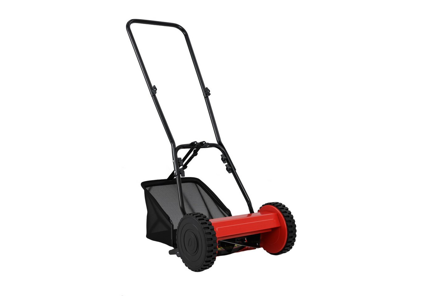 KOMFOTTEU Spindelmäher, 30 cm Schnittbreite, Handrasenmäher mit 18,5L Fangkorb von KOMFOTTEU