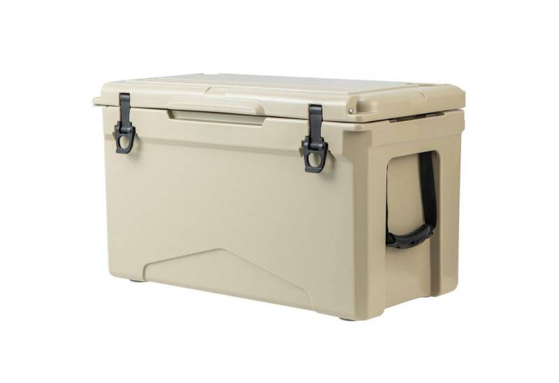 KOMFOTTEU Thermobehälter, 47L Kühlbox mit Griff, Flaschenöffner & Getränkehalter von KOMFOTTEU