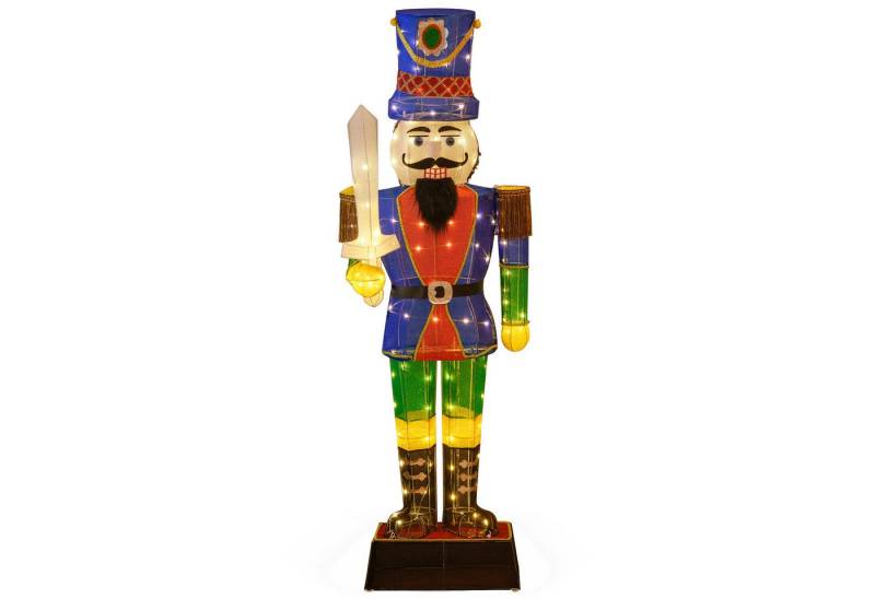 KOMFOTTEU Weihnachtsfigur, LED Nussknacker Figur Weihnachtsdeko KOMFOTTEU Weihnachtsfigur, LED Nussknacker Figur Weihnachtsdeko von KOMFOTTEU