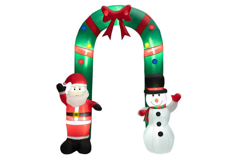 KOMFOTTEU Weihnachtsfigur, Weihnachtsbogen mit Weihnachtsmann & Schneemann KOMFOTTEU Weihnachtsfigur, Weihnachtsbogen mit Weihnachtsmann & Schneemann von KOMFOTTEU