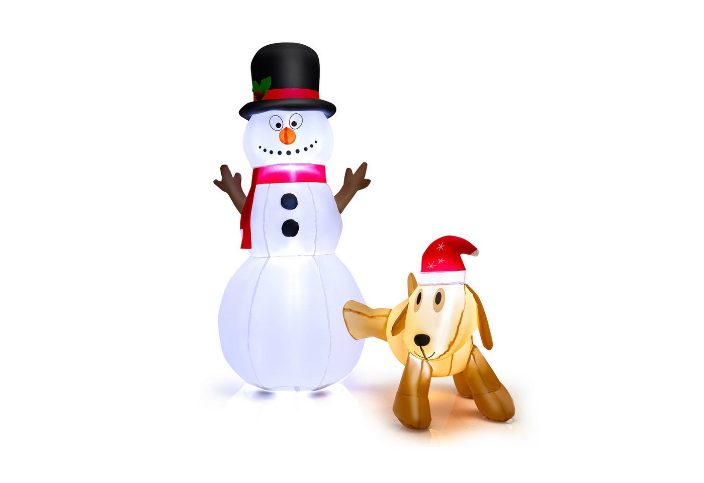 KOMFOTTEU Weihnachtsmann, Weihnachtsdekoration mit LED-Lichtern KOMFOTTEU Weihnachtsmann, Weihnachtsdekoration mit LED-Lichtern von KOMFOTTEU