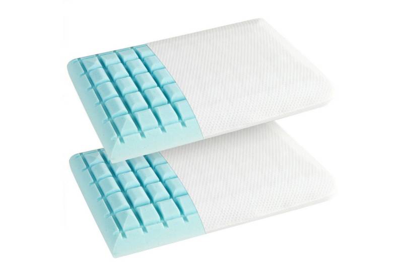 KOMFOTTEU Kopfkissen, 2er Set, ergonomisches Nackenkissen von KOMFOTTEU