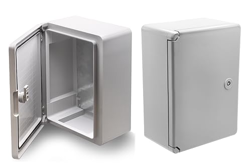 Schaltschrank 250 x 350 x 150 mm Verteilerkasten IP65 ABS Lichtgrau verzinkter Montageplatte Verriegelung Tür mit umlaufender Dichtung Gehäuse Leergehäuse Solar leer Schrank 25 x 35 x 15 cm Schaltschrank 250 x 350 x 150 mm Verteilerkasten IP65 ABS Lichtgrau verzinkter Montageplatte Verriegelung Tür mit umlaufender Dichtung Gehäuse Leergehäuse Solar leer Schrank 25 x 35 x 15 cm von KOMIB KOMpaniyeh International Business