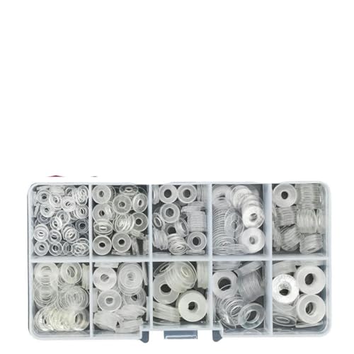 M3 M4 M5 M6 Harte, weiche Unterlegscheiben PVC-Kunststoffdichtung Transparente Isolierung Einfache Dichtung Abstandshalter Flache Unterlegscheiben-Sortiment-Transparent hart M3 M4 M5 M6 Harte, weiche Unterlegscheiben PVC-Kunststoffdichtung Transparente Isolierung Einfache Dichtung Abstandshalter Flache Unterlegscheiben-Sortiment-Transparent hart von KOMINF