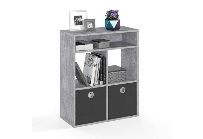 KOMTO Bücherregal RIM4 Regal Standregal Würfelregal Büroregal Bücherschrank, Wohnzimmer für Kinderzimmer 65,8 х 30,7 х 80,4 cm von KOMTO