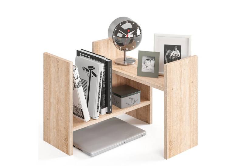 KOMTO Bücherregal Shelf K Tischregal Schreibtisch Aufsatzregal Desktop Regal Klein, Küchenregal Stehend für Arbeitsplatte 51-97 х 20 х 40 cm KOMTO Bücherregal Shelf K Tischregal Schreibtisch Aufsatzregal Desktop Regal Klein, Küchenregal Stehend für Arbeitsplatte 51-97 х 20 х 40 cm von KOMTO