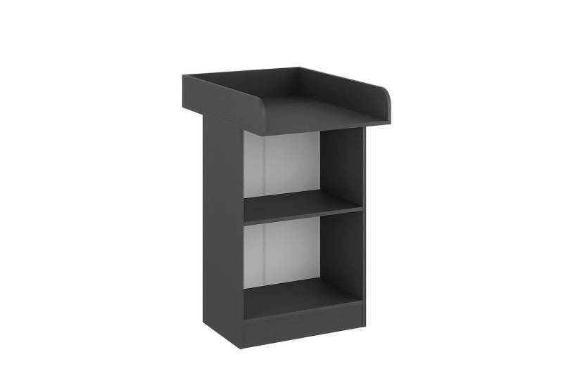 KOMTO Wickelkommode Weiß - Wickeltisch Schmal, Baby Kommode mit Wickelaufsatz abnehmbar M1, Baby Changing Table, Lulliblox M1 von KOMTO