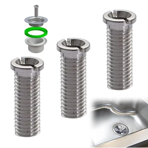 KOMUNJ 3 Stück 35mm Hohlschraube,Spüle 304 Edelstahl Abflusssiebschraube, Hohlschraube für Siebkorbventil, Spülbeckenkorb Schraube Küche Siebkörbchen Schrauben Hohlschraube KOMUNJ 3 Stück 35mm Hohlschraube,Spüle 304 Edelstahl Abflusssiebschraube, Hohlschraube für Siebkorbventil, Spülbeckenkorb Schraube Küche Siebkörbchen Schrauben Hohlschraube von KOMUNJ