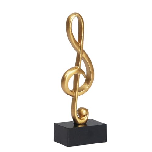 KOMUNJ Musik Note Statue Musik Figuren Skulptur Violinschlüssel Klavier Statue Figur Symbol Harz Ornamente Dekoration Tischdeko Musiker Geschenk Arts - Gold KOMUNJ Musik Note Statue Musik Figuren Skulptur Violinschlüssel Klavier Statue Figur Symbol Harz Ornamente Dekoration Tischdeko Musiker Geschenk Arts - Gold von KOMUNJ