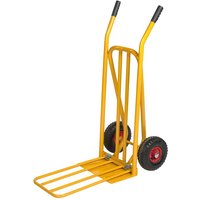 Kongamek Gepäck- und Sackkarre, klappbar 920x480x1170mm in gelb mit 250kg Tragkraft und pannensicherer Bereifung Kongamek Gepäck- und Sackkarre, klappbar 920x480x1170mm in gelb mit 250kg Tragkraft und pannensicherer Bereifung von KONGAMEK