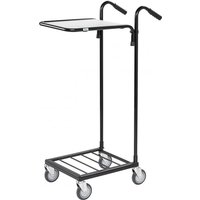 Kongamek Mini- Servierwagen in schwarz mit Ladefläche 410x355mm und Bremse Kongamek Mini- Servierwagen in schwarz mit Ladefläche 410x355mm und Bremse von KONGAMEK