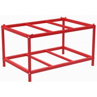 Kongamek Palettentisch mit Palettenheber in Rot bis 1000kg Tragkraft Kongamek Palettentisch mit Palettenheber in Rot bis 1000kg Tragkraft von KONGAMEK