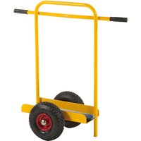 Kongamek Plattenwagen pulverbeschichtet in gelb 800x380x900mm Luftbereifung Kongamek Plattenwagen pulverbeschichtet in gelb 800x380x900mm Luftbereifung von KONGAMEK