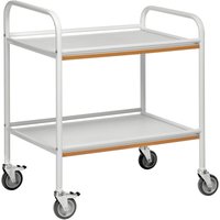 Kongamek Tablettwagen 765x520x895mm pulverbeschichtet in weiß mit Bremse Kongamek Tablettwagen 765x520x895mm pulverbeschichtet in weiß mit Bremse von KONGAMEK