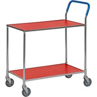 Kongamek Tischwagen mit Bremse in rot mit 850x435mm Ladefläche Kongamek Tischwagen mit Bremse in rot mit 850x435mm Ladefläche von KONGAMEK